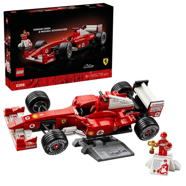 Konstruktorius LEGO Icons „Ferrari F2004“ 11375, 735 vnt.