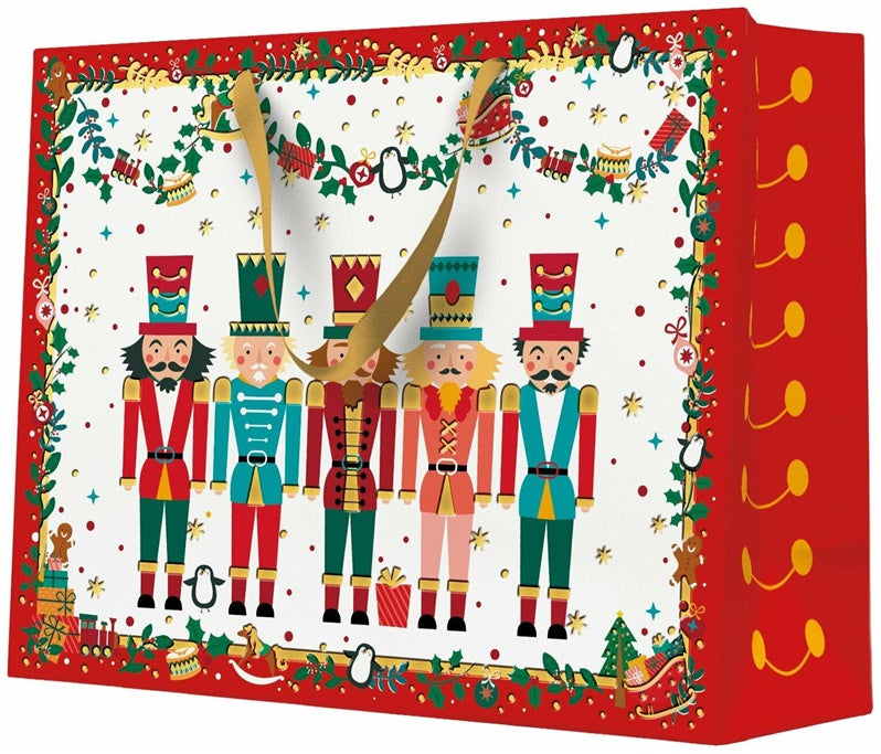 Dovanų maišelis Nutcracker, 26.5 cm x 33.5 cm