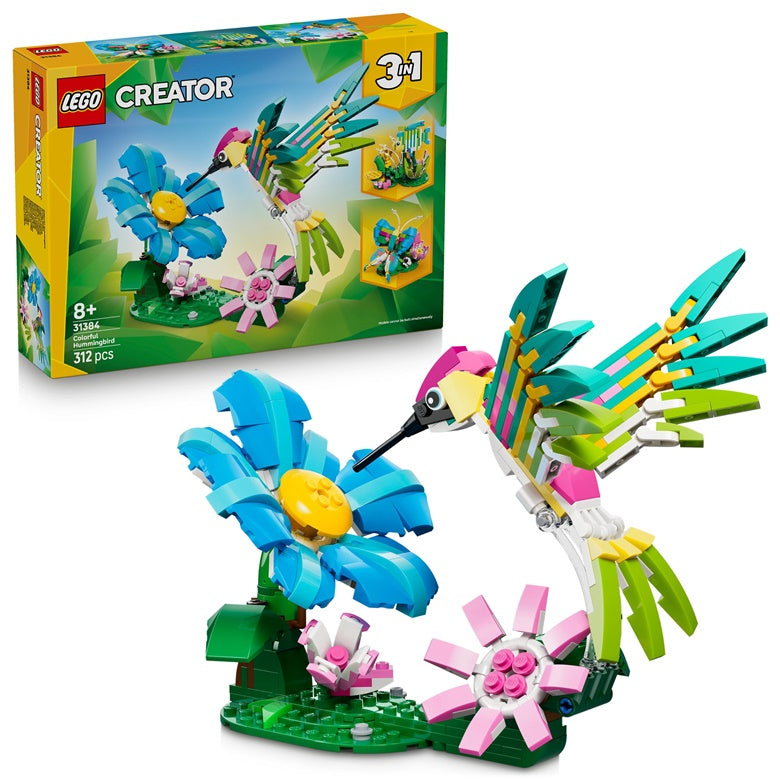 Konstruktorius LEGO® Creator 3in1 kolibris 31384, 312 vnt.
