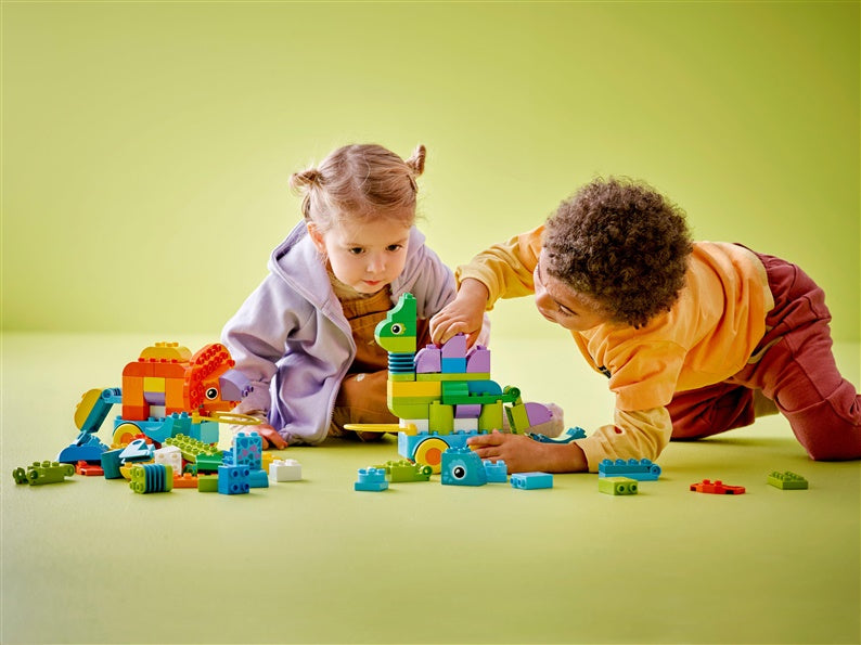 Klocki LEGO® Duplo 3w1 Dinozaury na kółkach 10451