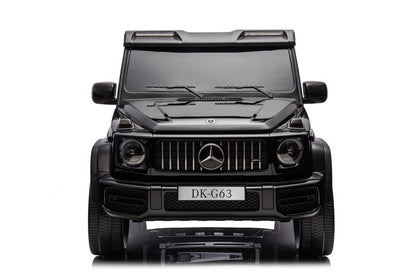 Vaikiškas elektromobilis Mercedes G63, balta/juoda/