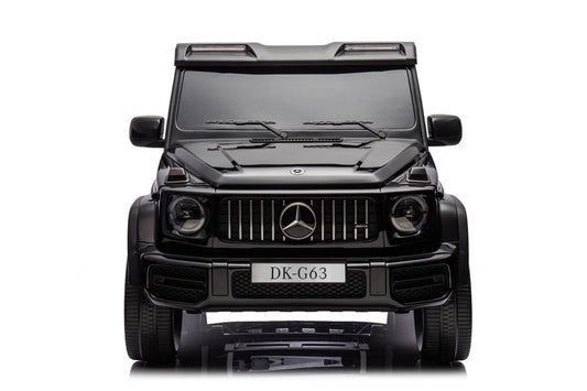Vaikiškas elektromobilis Mercedes G63, balta/juoda/