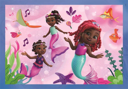 Puzzle Clementoni Disney Ariel 4w1 21533, 62 szt.