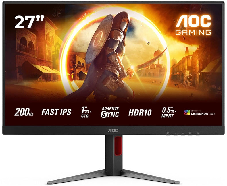Monitor AOC Gaming, 27G4HA, IPS, 200 Hz, FHD, 27"