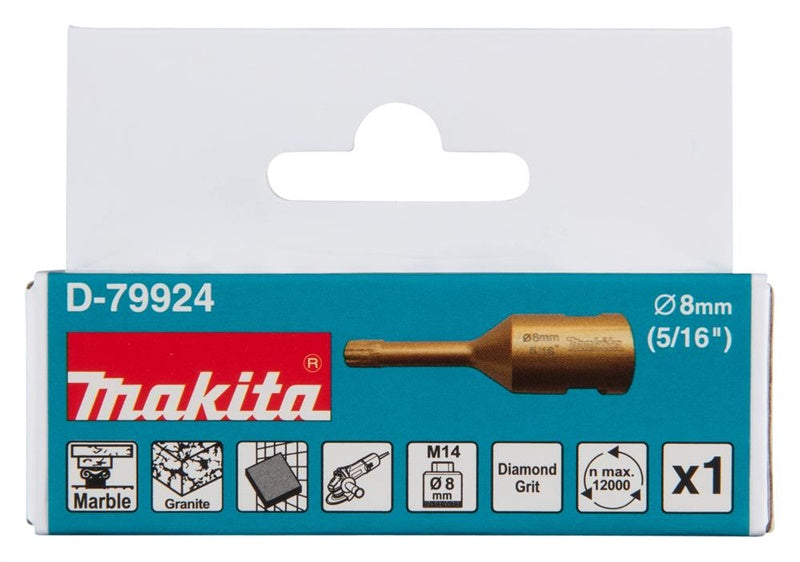 Deimantinė gręžimo karūna Makita (M14), D-79924, 8 mm