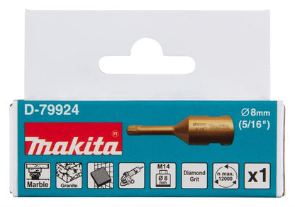 Deimantinė gręžimo karūna Makita (M14), D-79924, 8 mm