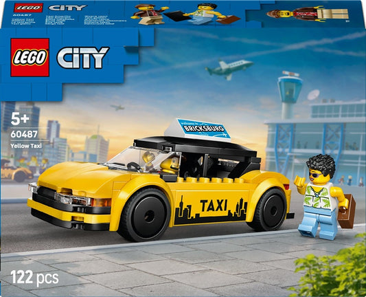 Konstruktor LEGO® City Żółta taksówka 60487, 122 szt.