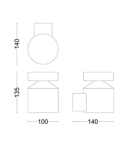 LED šviestuvas PHILIPS LAVEN 929003362201, 6 W, IP44, juodas