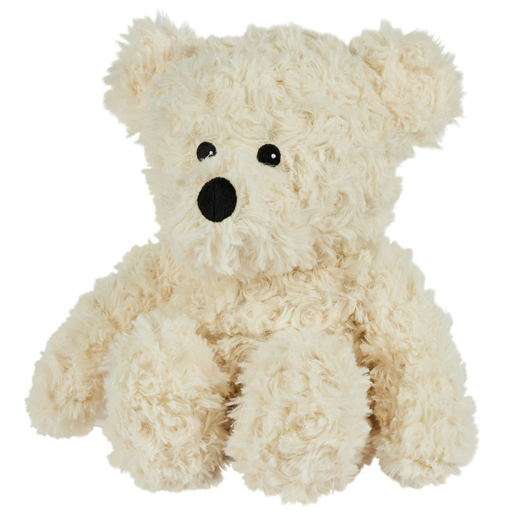 Pluszowa zabawka Warmies - Curly Bear, biała, 33 cm