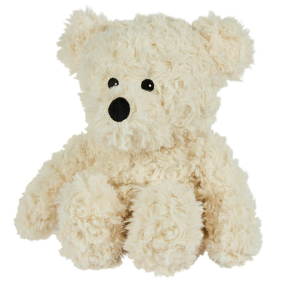 Pluszowa zabawka Warmies - Curly Bear, biała, 33 cm