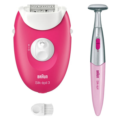 Depilator Braun Silk•épil 3 SE3-202, biały/różowy