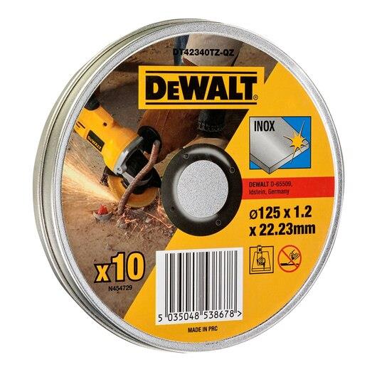 Tarcza tnąca do metalu DeWalt 10 szt. DT42340TZ-QZ 125 x 1,2mm
