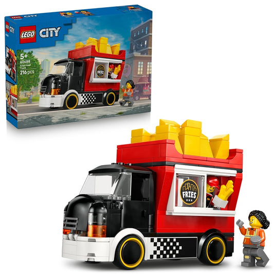 Klocki LEGO® City Furgonetka z frytkami 60488, 216 elementów.