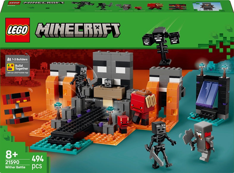 Konstruktorius LEGO® Minecraft Wither Battle 21590, 494 vnt.