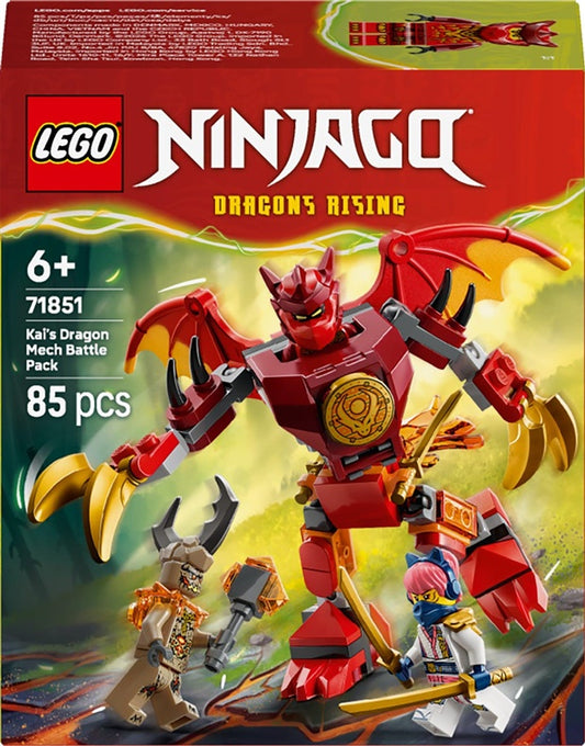Konstruktor LEGO® Ninjago Smok Kaia 71851, 85 el.