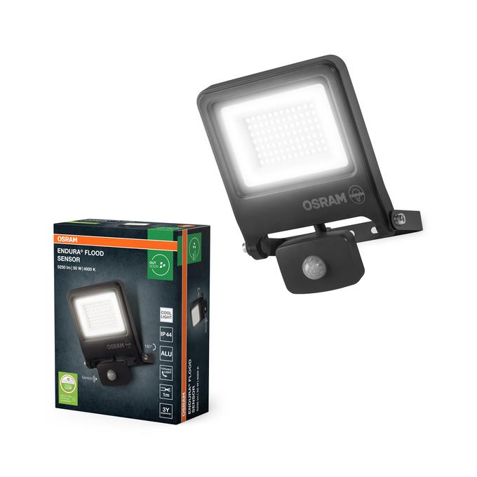 NAŚWIETLACZ ZEWNĘTRZNY LED SLIM 50W IP44 5000LM