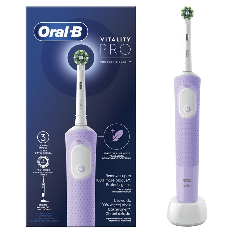 Szczoteczka elektryczna Oral-B Vitality Pro, fioletowa