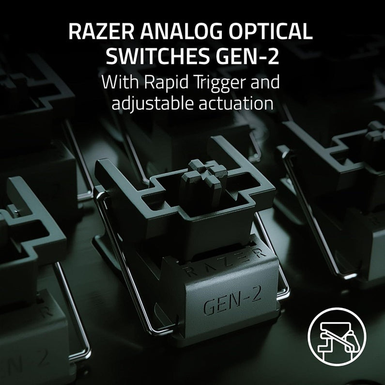 Klawiatura Razer Huntsman V3 Pro, Angielski (US), czarna