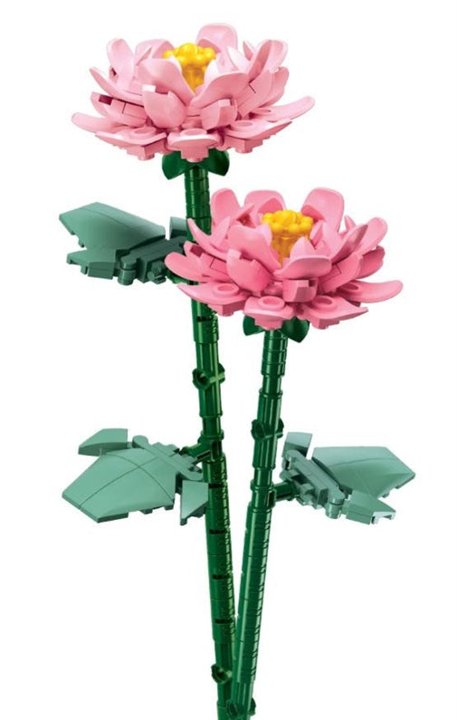 Klocki konstrukcyjne Sluban Flowers piwonie M38-B1101-05