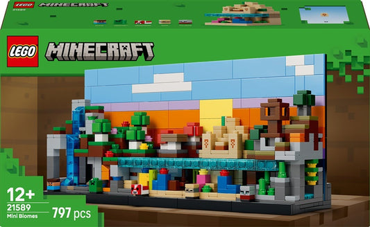 Konstruktorius LEGO® Minecraft Mini Biomes 21589, 797 vnt.