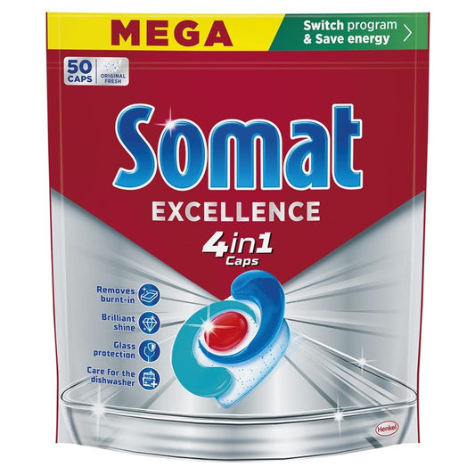KAPSULĖS INDAPLOV SOMAT EXCELLENCE 50VNT