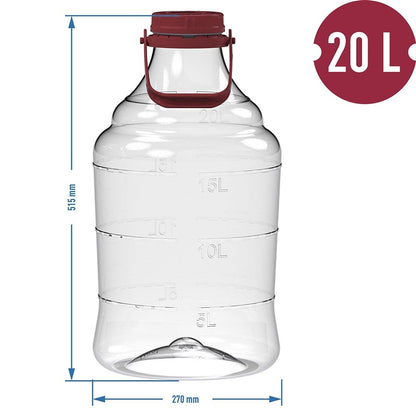 TALPA FERMENTACIJAI PLASTIKINĖ 20L