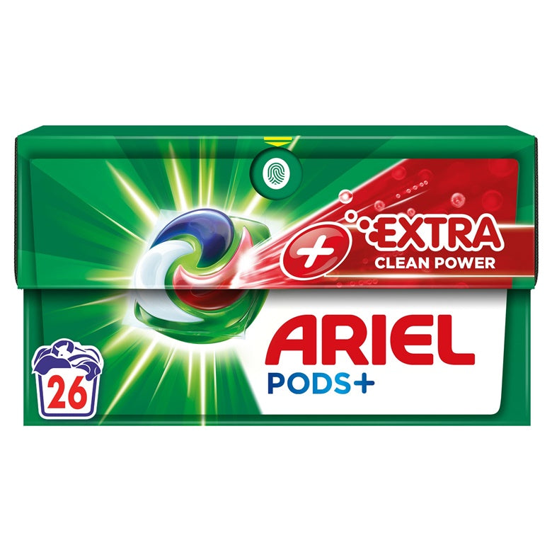 Skalbimo kapsulės ARIEL EXTRA CLEAN POWER, 26 vnt.