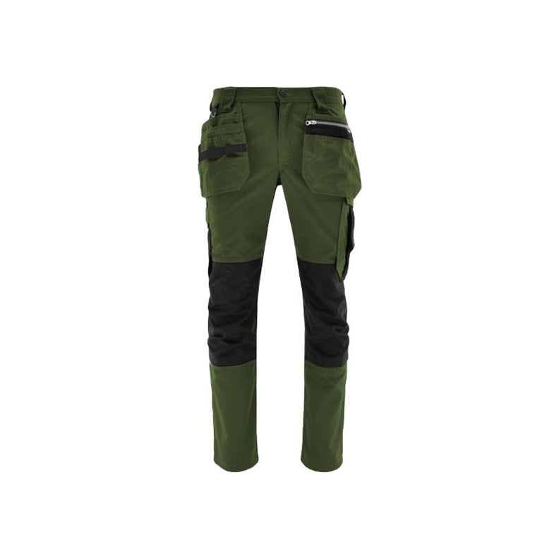 Darbo kelnės Sara Workwear Comfort, žalia, XL dydis