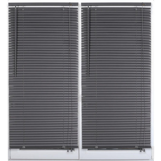 Žaliuzės Luance VENITIAN, tamsiai pilka, 1200 mm x 1800 mm