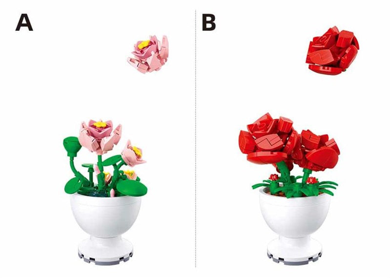 Konstruktorius Sluban Potted Plants M38-B1077, plastikas
