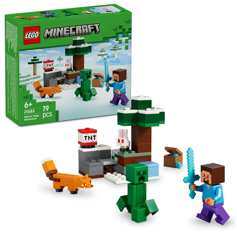 Konstruktor LEGO® Minecraft Steve's Taiga Adventure 21583