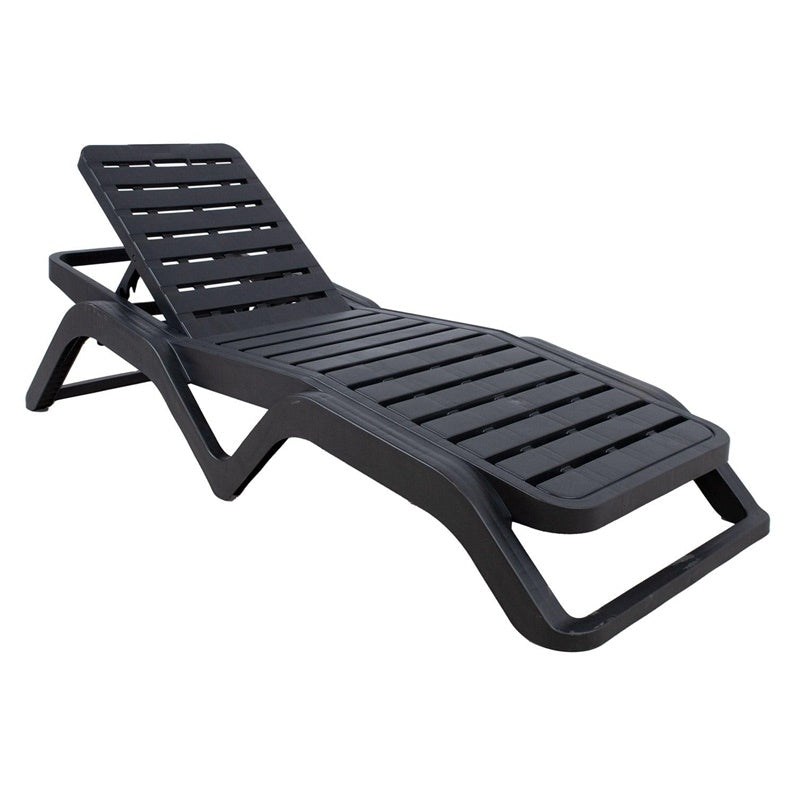 Gultas Progarden SCIROCCO, antracito, 187 x 71 x 44.5 cm