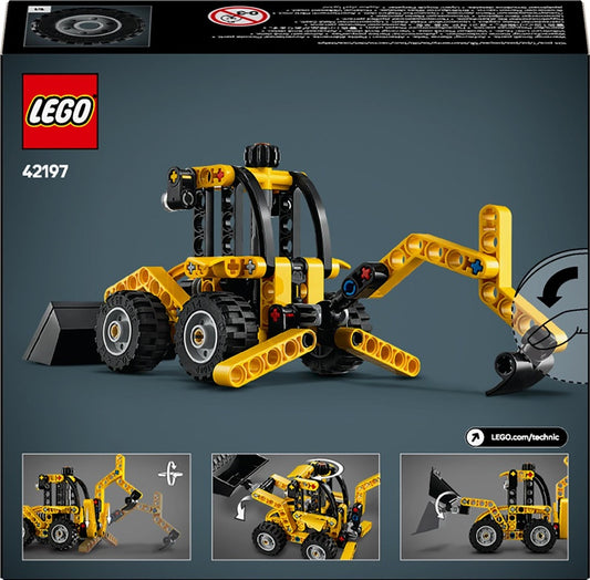 Konstruktorius LEGO® Technic Backhoe Loader 42197, 104 vnt.