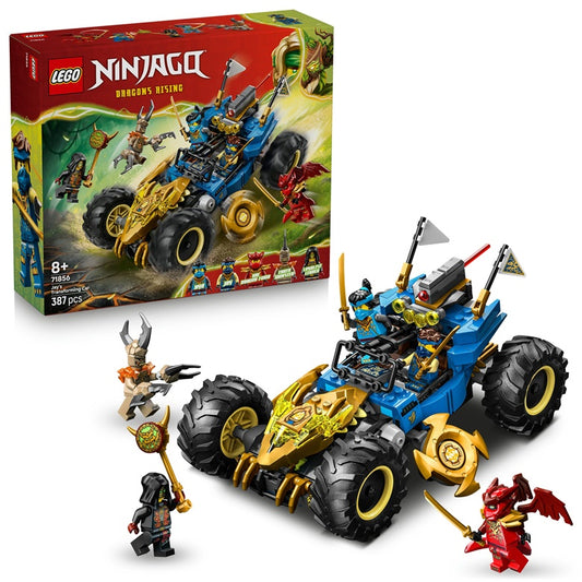Konstruktor LEGO® Ninjago Jay samochód 71856, 387 elementów.