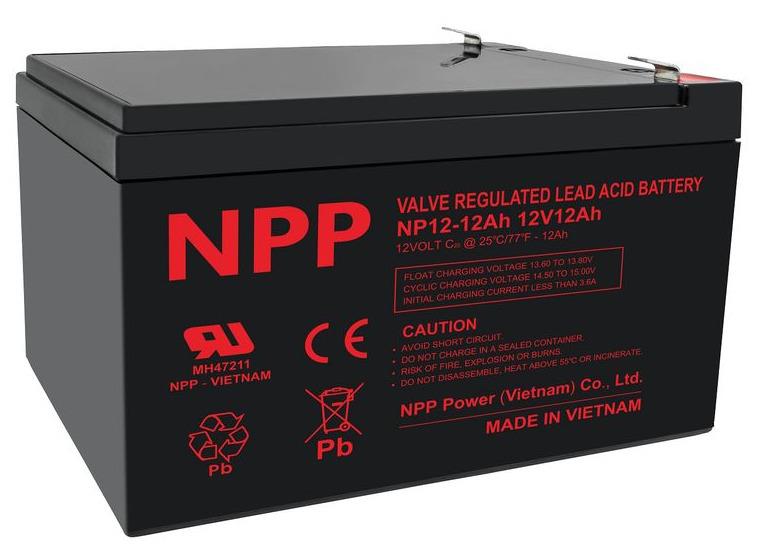 Akumulator NPP, 12V 12AH