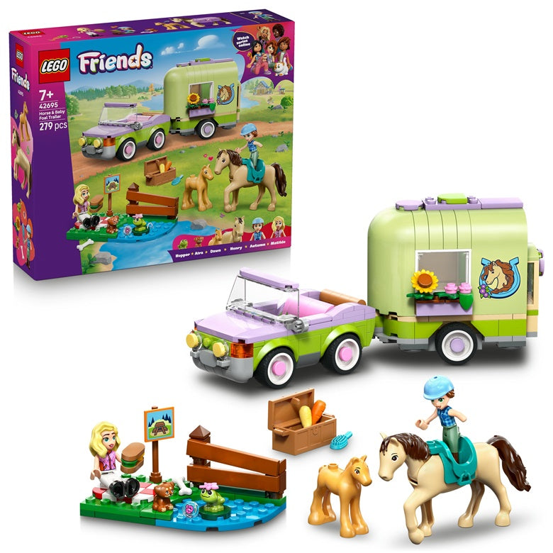 Klocki LEGO® Friends Przyczepa dla konia 42695, 279 elementów.