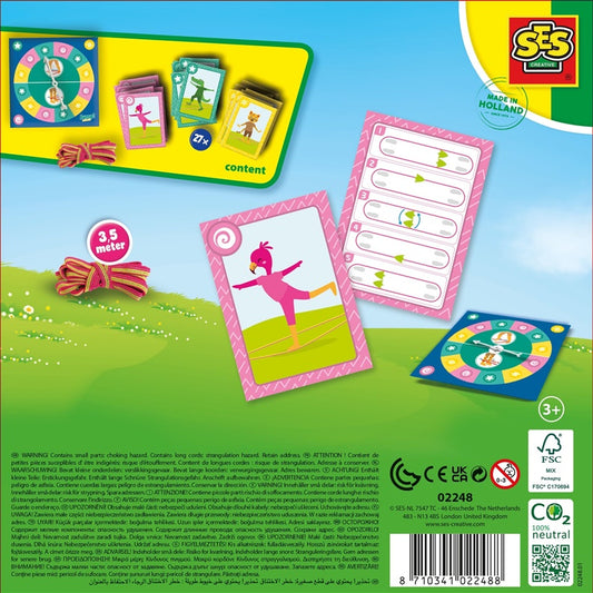 Lauko žaidimas SES Creative Jump! Animals, 02248