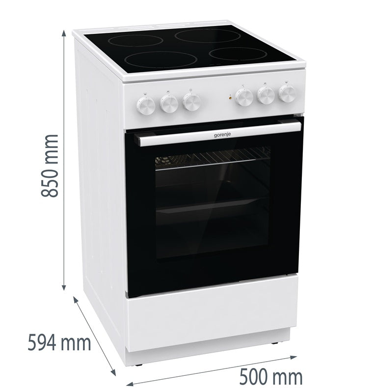 Kuchenka gazowo-elektryczna Gorenje GEC5A41WG