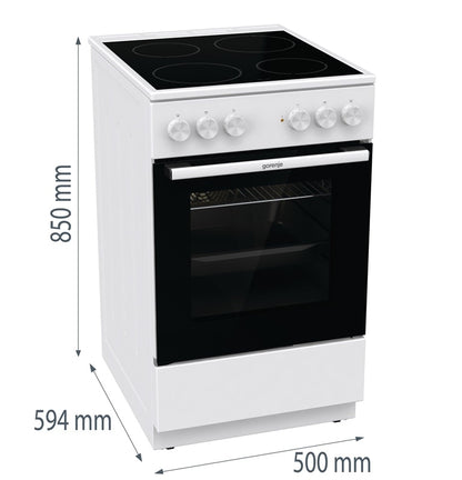 Kuchenka gazowo-elektryczna Gorenje GEC5A41WG