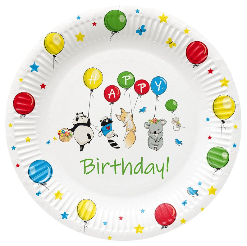 Talerze jednorazowe PAW Balloons, Ø 23 cm, 8 szt.