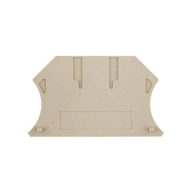 1050000000 Weidmuller WAP 2,5-10 W-Series end plate, dark beige