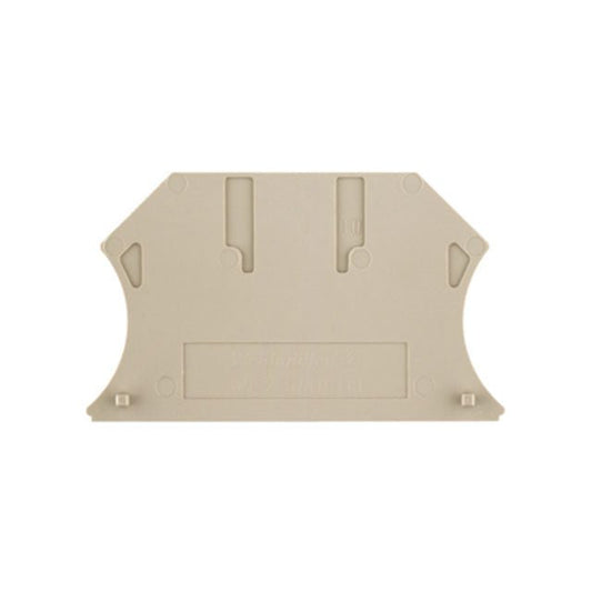 1050000000 Weidmuller WAP 2,5-10 W-Series end plate, dark beige