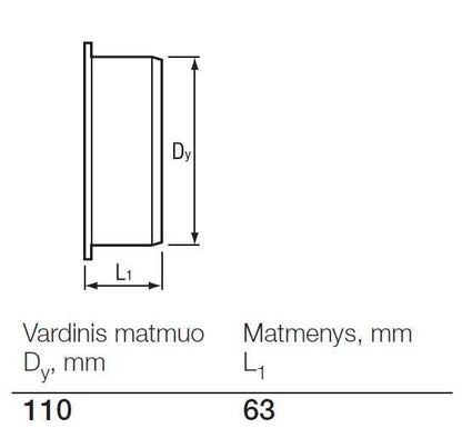 Zaślepka kanalizacyjna zewnętrzna Wavin, Ø 110 mm