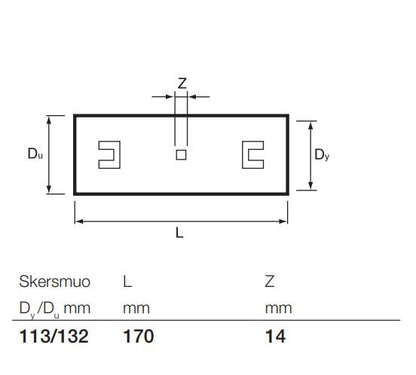 Mufa łącząca do rur drenażowych Wavin, Ø 113 mm
