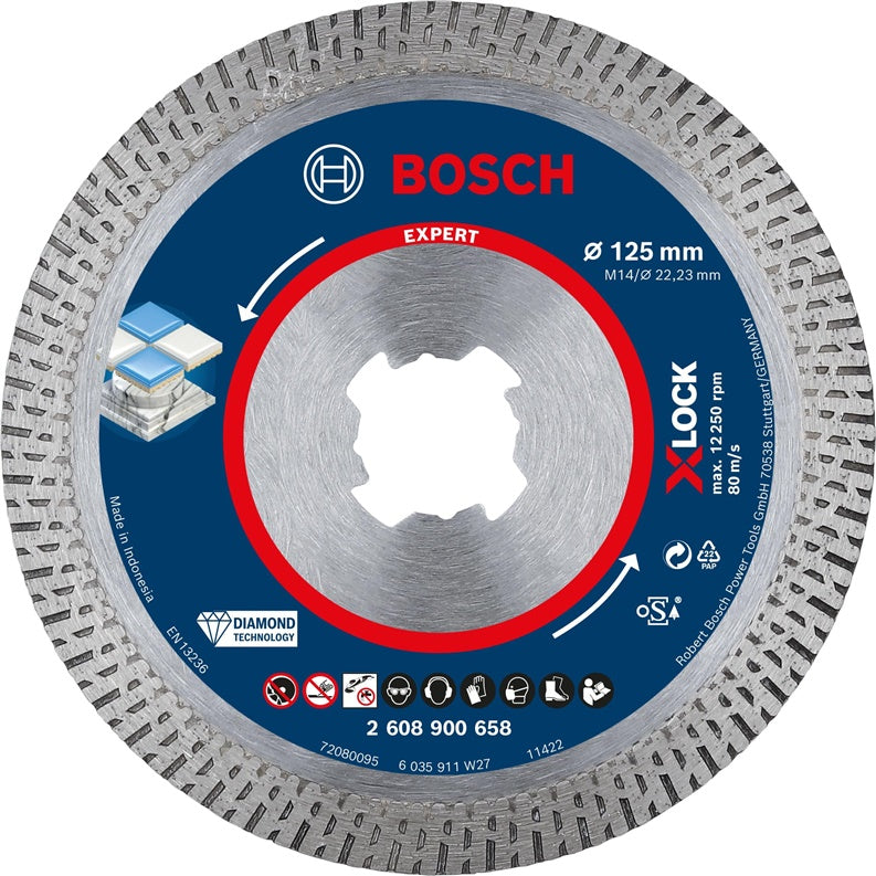 Tarcza diamentowa BOSCH X-LOCK 125x1,6x10 mm