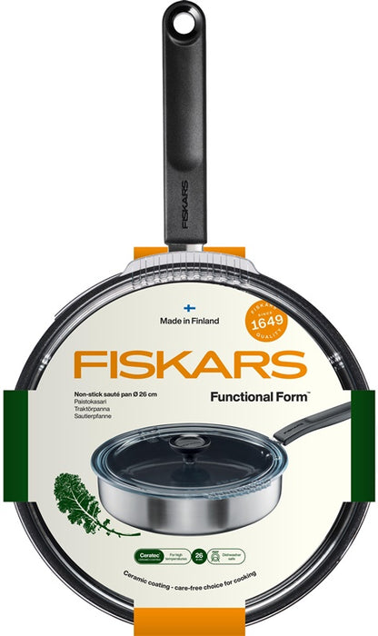 Patelnia z pokrywką Fiskars 1072314, 26 cm