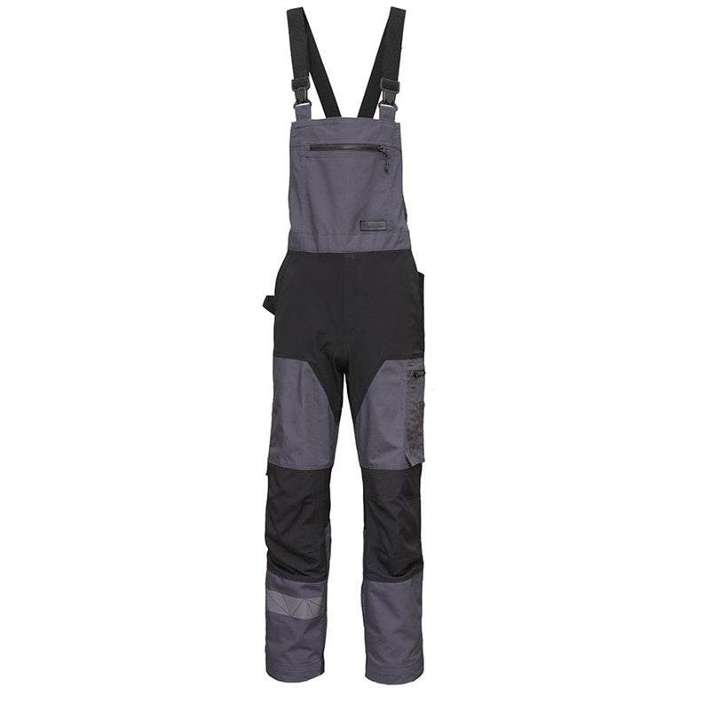Spodnie ogrodniczki BoSafety Cirius, czarno-szare, rozmiar 48