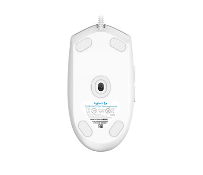 Laidinė žaidimų pelė Logitech G102 Lightsync, balta