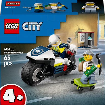 Konstruktor LEGO® City Pościg policyjny motocyklem 60455