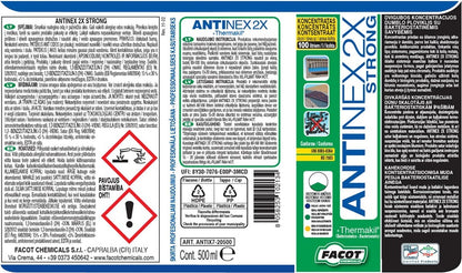 Płyn czyszczący do systemów grzewczych i wentylacyjnych 500 ml, ANTINEX
